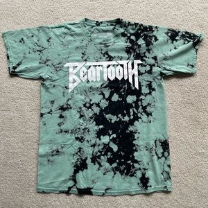 Beartooth Riptide Rock Band Tee - Green/Black Tie-Dye / Size Medium